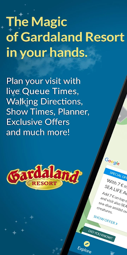 Android application Gardaland Resort Official App screenshort