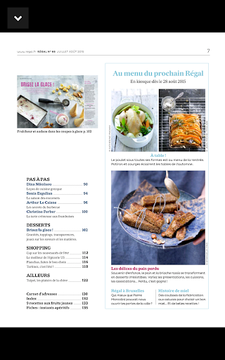 Régal - Le magazine Screen 3