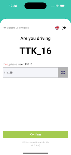TTK Cargo Driver App