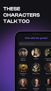 Talk Too: Characters & Experts