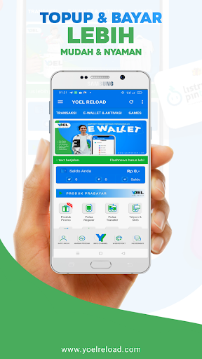 Android application Yoel Reload - isi Pulsa, Kuota screenshort