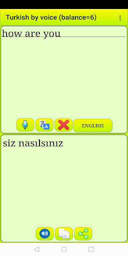 Android application Learn Turkish by voice and tra screenshort