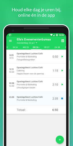 Android application Keeping – Easy Work Time Track screenshort
