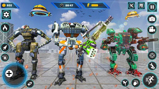 FPS ロボットシューティング: メカ戦争 3D