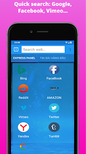 Web browser Screenshot
