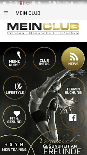 Android application MEIN CLUB Viersen screenshort
