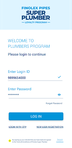 Finolex Pipes Plumber Loyalty Screen 2