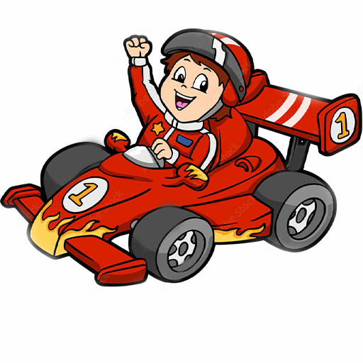 Formula One Cartoon Header - AppWisp.com