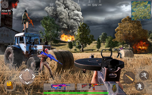 Survival Cover Team Fire Free Shooting Games 2021  APK MOD (Astuce) screenshots 2