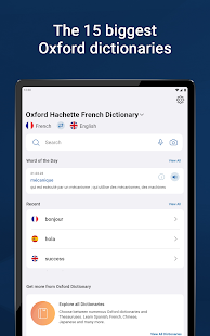 Oxford Dictionary Bildschirmfoto