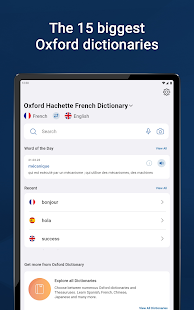 Oxford Dictionary & Thesaurus Screenshot