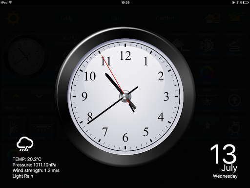 Android application DEIMIC Smart Home Tablet screenshort