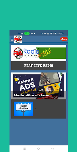 Android application Radio Active 89.6 FM Godda screenshort