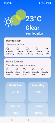 Kukiweb WeatherLite Screen 3