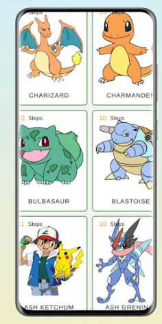 How to draw pokeman - Screenshot 2