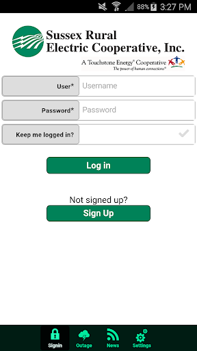 Android application SREC Bill Pay screenshort