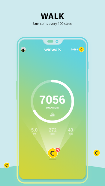 Android walking tracker sales