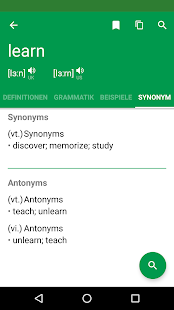 Wörterbuch Englisch Deutsch Ekran görüntüsü