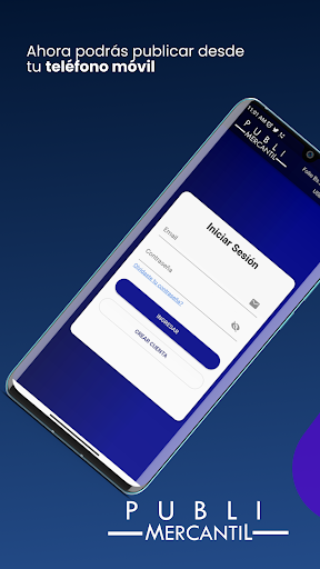 Android application Publimercantil screenshort