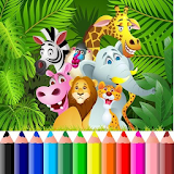Coloring Book Jungle icon