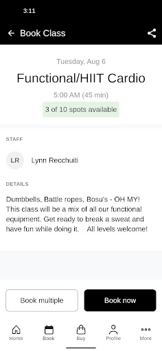 Lift and Glitz Training Studio Screen 3