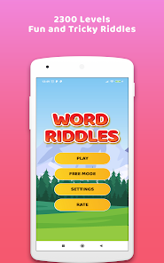 Word Riddles - Fun Puzzle Game 1.6 APK + Mod (Free purchase) for Android