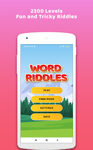 Word Riddles Puzzle: Word Game
