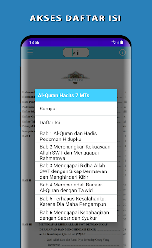 Al-Quran Hadis Kelas 7 MTs Screen 2