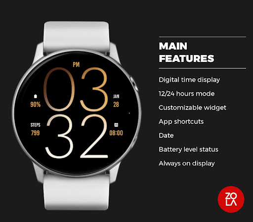 Choco Light Watch Face Screen 2