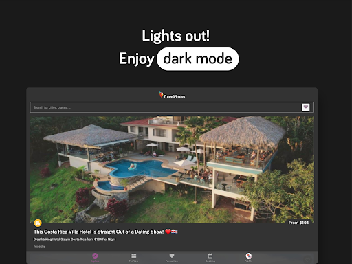 Screenshot of TravelPirates