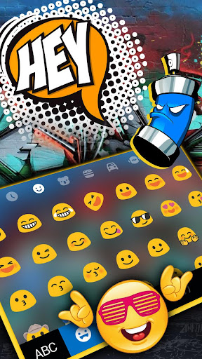 Graffiti Wall Art Keyboard Bac Screen 3