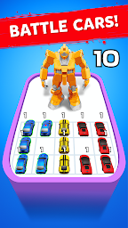 Robot Merge Master: Car Games