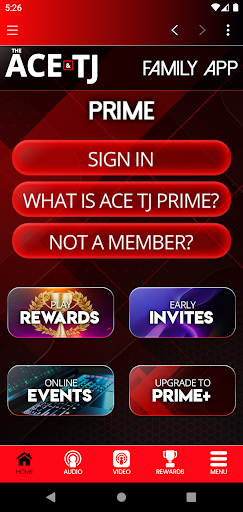 Ace & TJ Family App Screen 3
