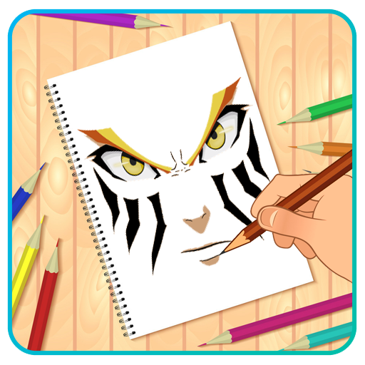How To Draw Nine Tails Uzumaki logo