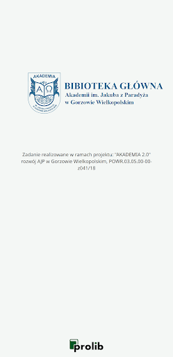 Android application AJP Gorzów - mPROLIB screenshort