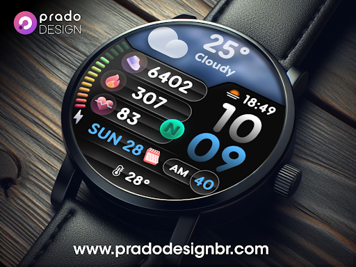 PRADO 68 Digital Watch Face screenshot 7