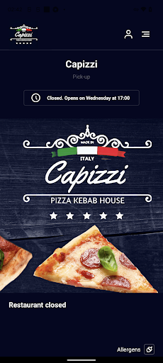 Android application Capizzi screenshort