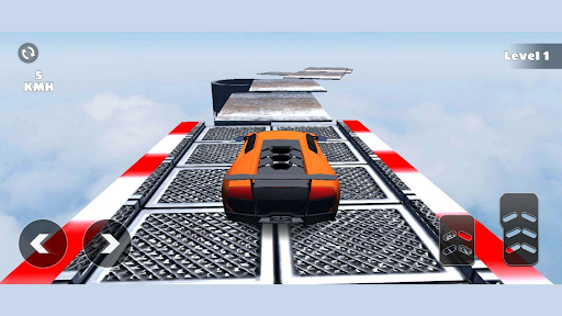 Android application Car Stunt - Sky Ramp screenshort