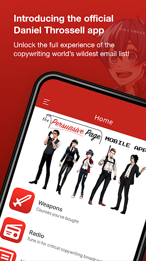 Android application The Persuasive Page screenshort