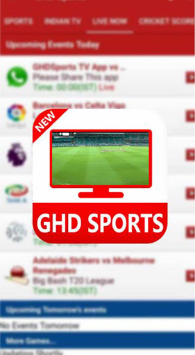 GHD SPORTS - Free Cricket Live TV GHD Guide