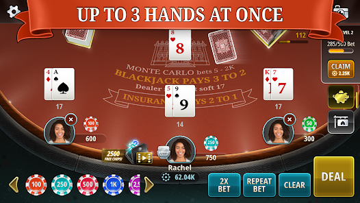 Captura de Pantalla 3 Blackjack 21 - Casino games android