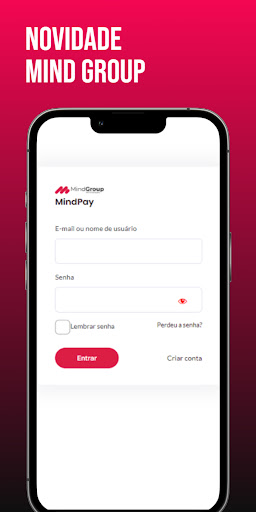 Android application Mind Pay screenshort