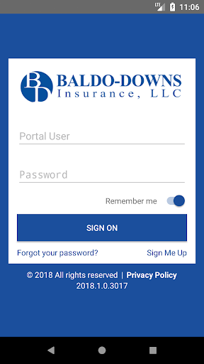 Android application Baldo-Downs Insurance screenshort
