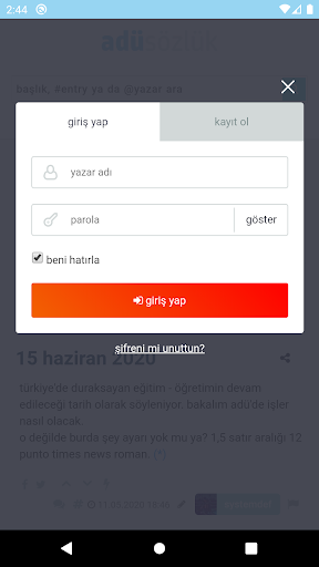 adü sözlük