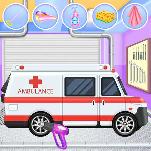 Emergency Vehicles at Car Wash logo