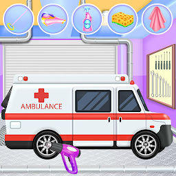 Icoonafbeelding voor Emergency Vehicles at Car Wash
