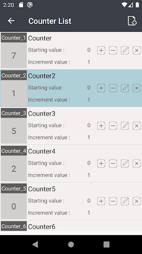 Tap Counter Screen 3