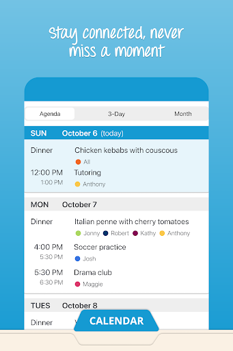 Screenshot of Cozi Family Organizer