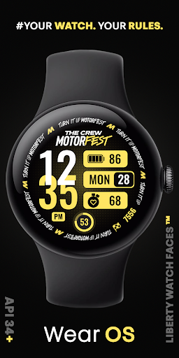 MOTORFEST Digital Watch Face
