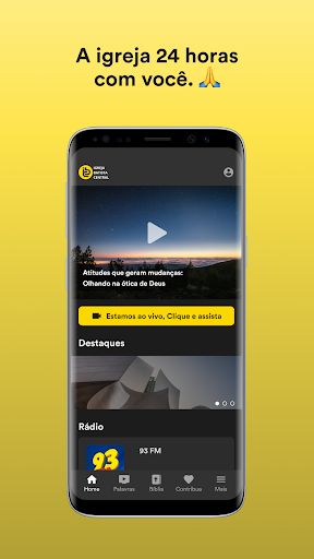 Android application Igreja Batista Central - Patos screenshort